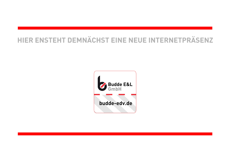 Baustelle - Hier entsteht demnächst eine neue Internetpräsenz